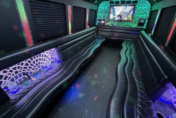 Plymouth Limo Bus Interior