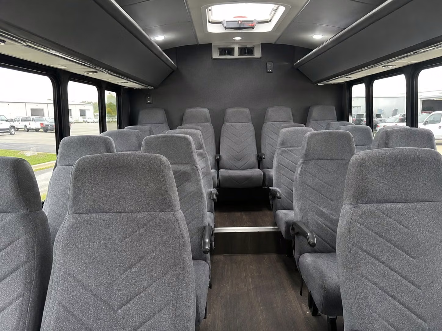 18 passenger minibus interior