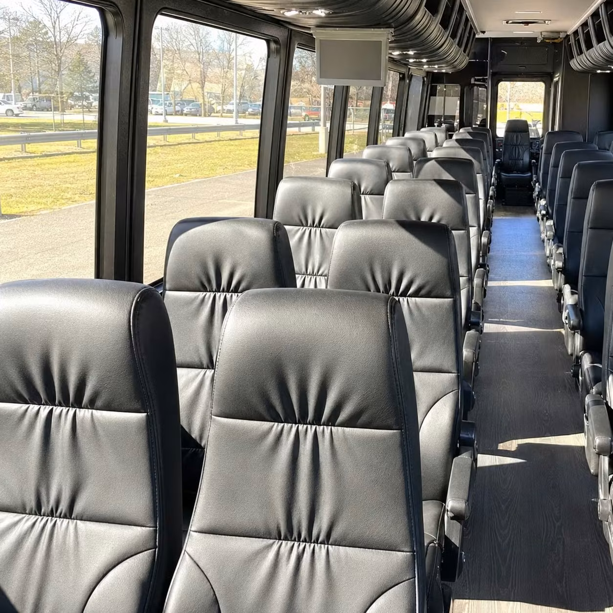 25 passenger minibus inside