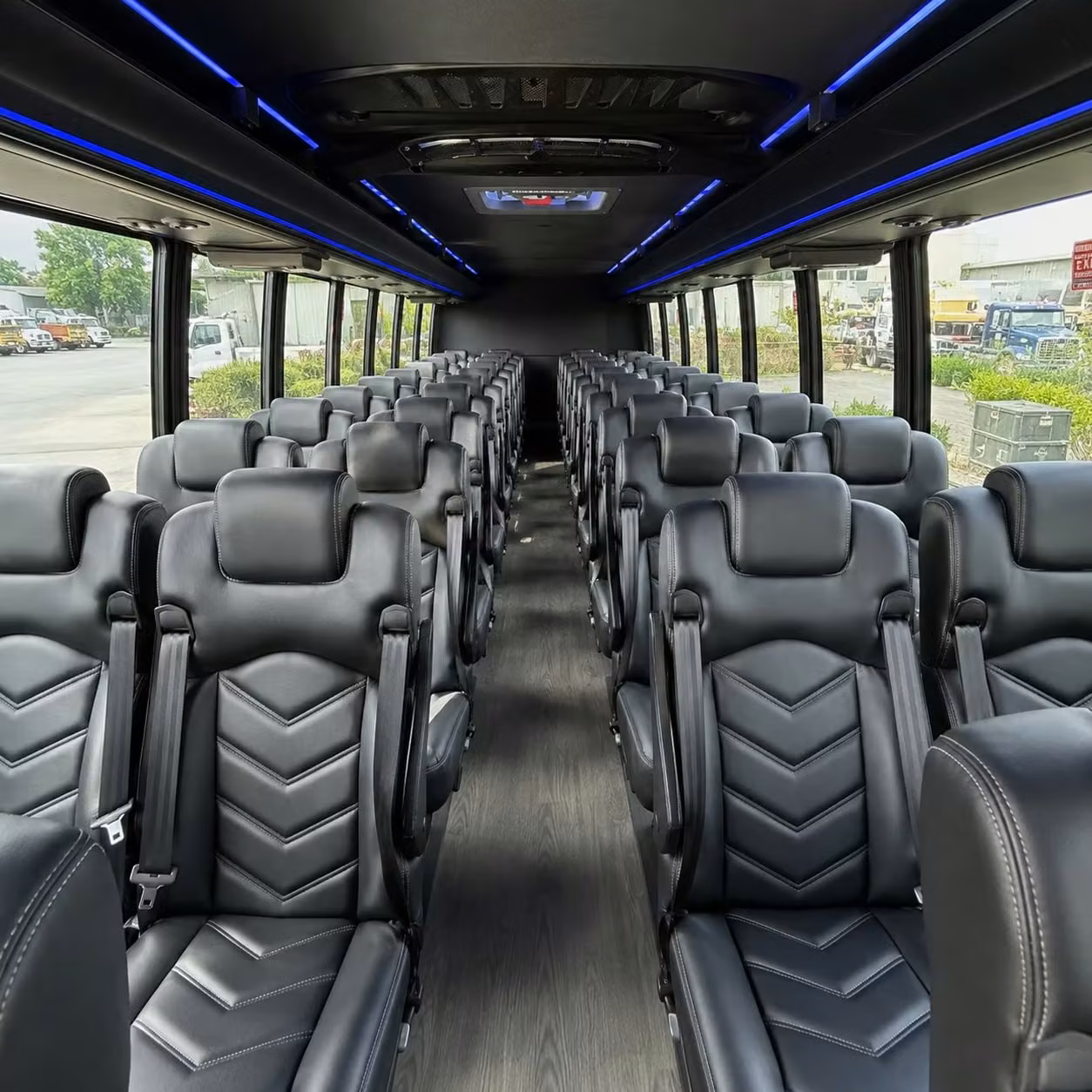 25 passenger minibus interior