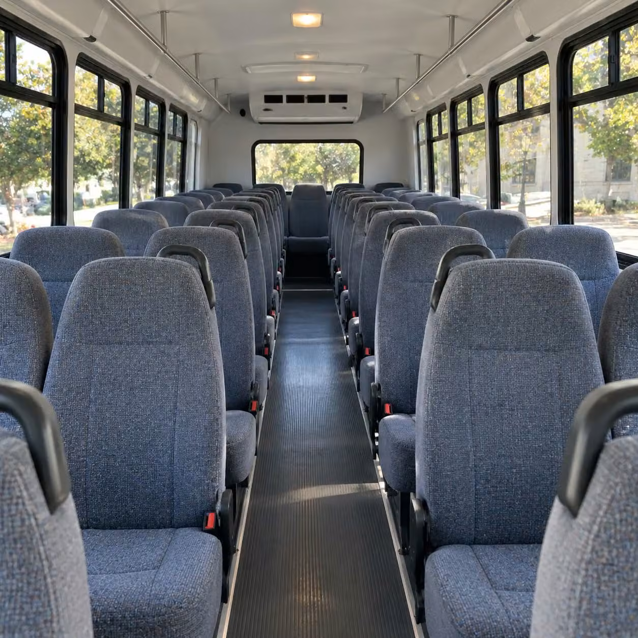 28 passenger minibus inside
