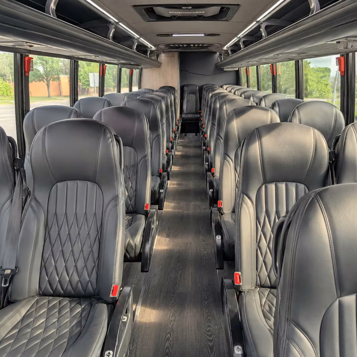 35 passenger minibus inside