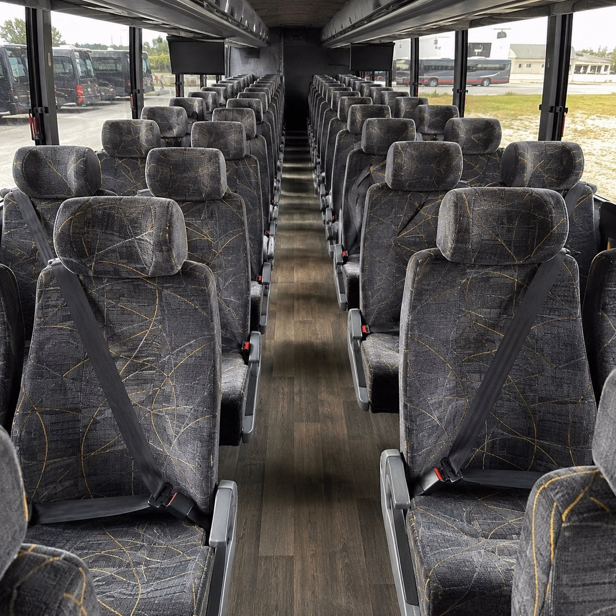 a charter bus rental keeps large plymouth prom groups together all night