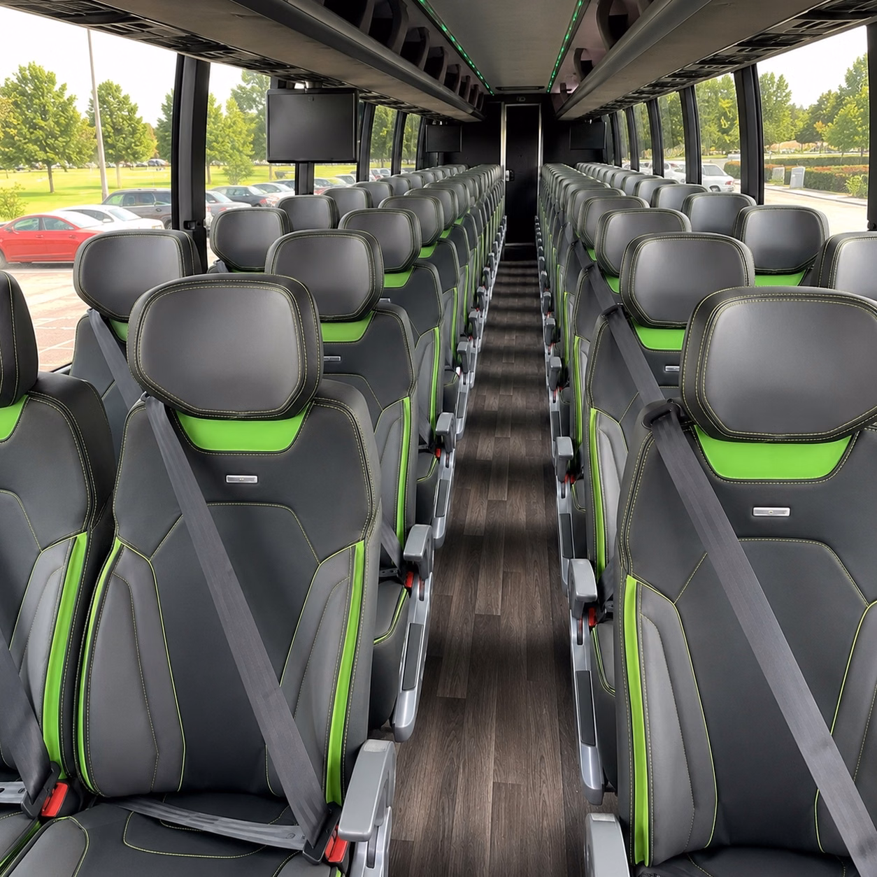 plymouth charter bus inside