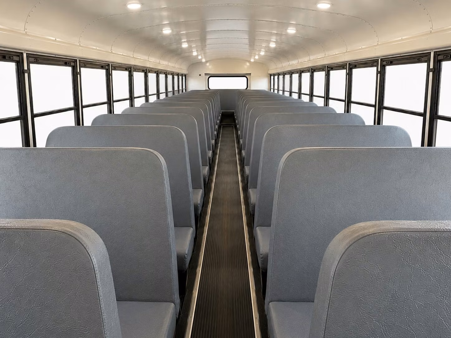 school bus inside