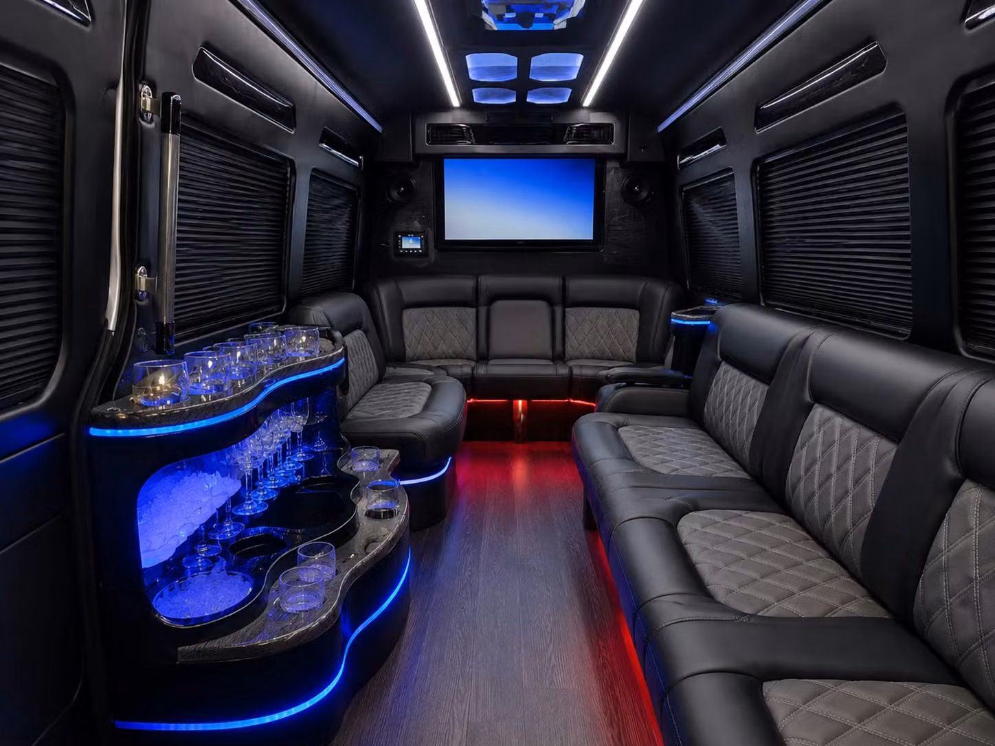 sprinter limousine inside