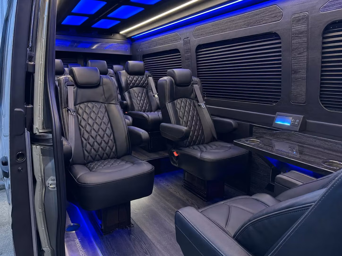 sprinter van transportation for groups and events across plymouth